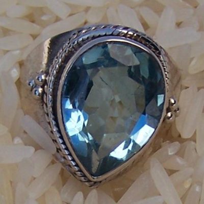 blue topaz sterling silver